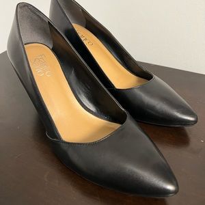 Franco Sarto Black Wedges 9.5-Worn Once